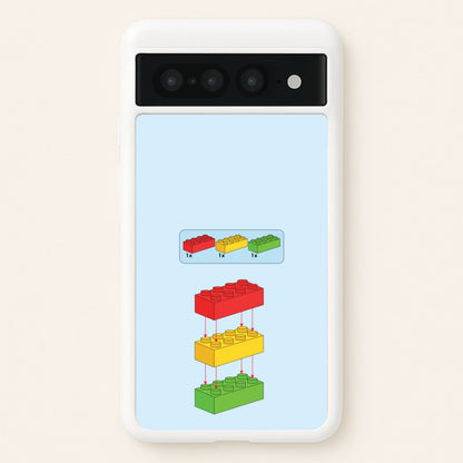 Bricks Instruction Set  - Bricks Phone Case for Google Pixel 7 Pro