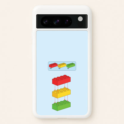 Bricks Instruction Set  - Bricks Phone Case for Google Pixel 8 Pro