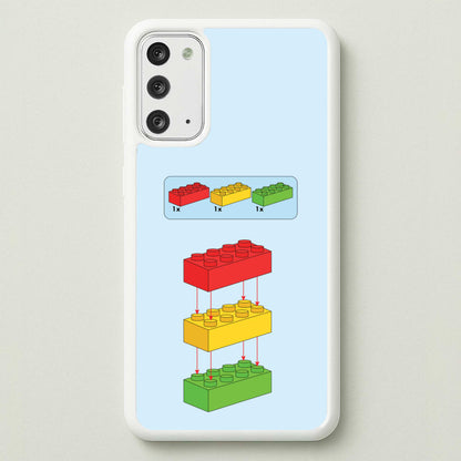 Bricks Instruction Set  - Bricks Phone Case for Galaxy Note 20