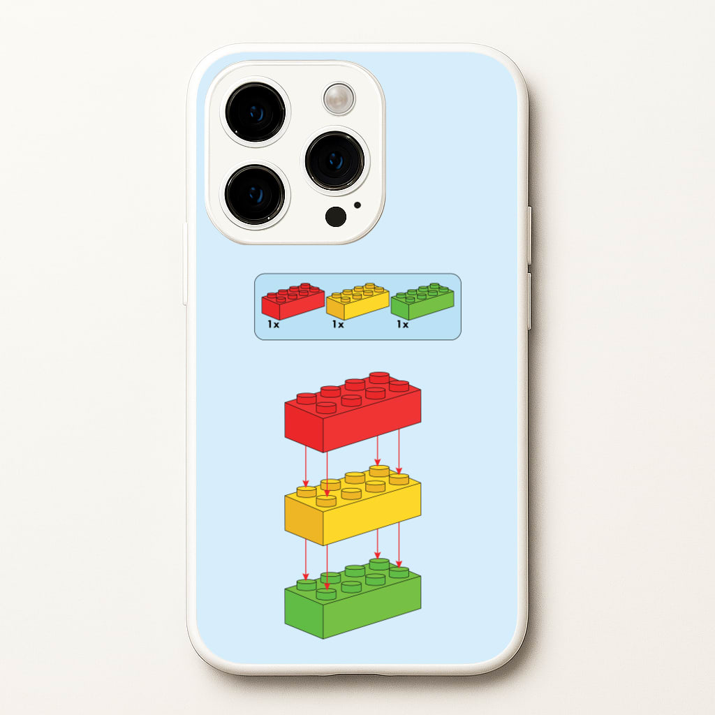 Bricks Instruction Set  - Bricks Phone Case for iPhone 15 Pro Max