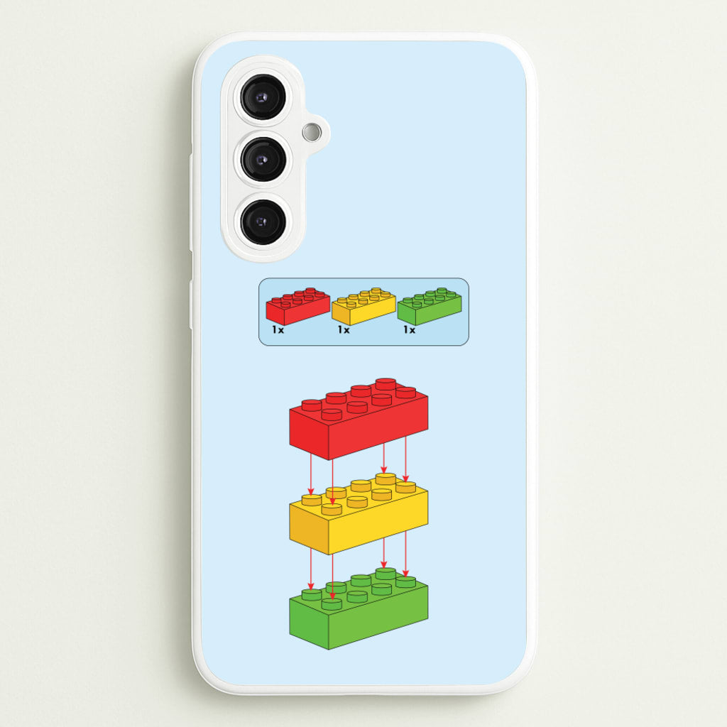 Bricks Instruction Set  - Bricks Phone Case for Galaxy S23FE