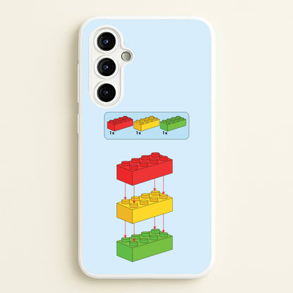 Bricks Instruction Set  - Bricks Phone Case for Galaxy A54