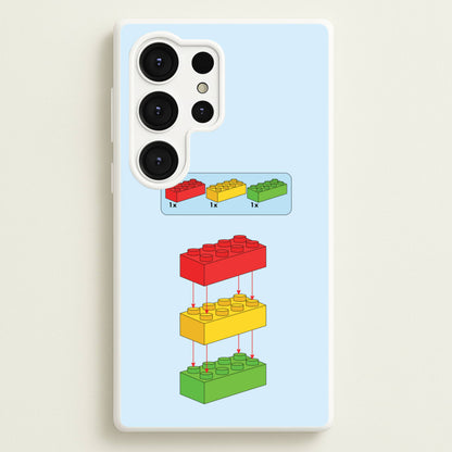 Bricks Instruction Set  - Bricks Phone Case for Galaxy S25 Ultra