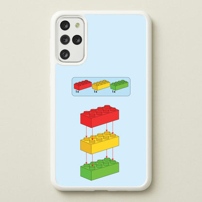 Bricks Instruction Set  - Bricks Phone Case for Galaxy S20 Plus