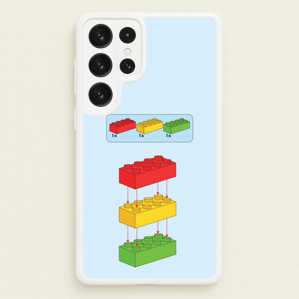 Bricks Instruction Set  - Bricks Phone Case for Galaxy S23 Ultra