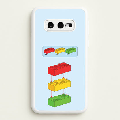 Bricks Instruction Set  - Bricks Phone Case for Galaxy S10e