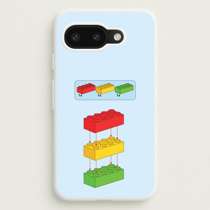 Bricks Instruction Set  - Bricks Phone Case for Google Pixel 9a
