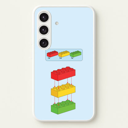 Bricks Instruction Set  - Bricks Phone Case for Galaxy S24FE