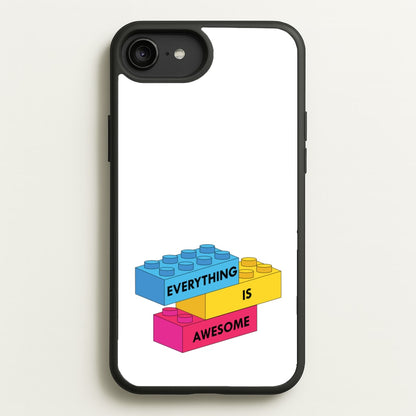 Everything Is Awesome Bricks  - Bricks Phone Case for iPhone 6 Plus / 7 Plus / 8 Plus