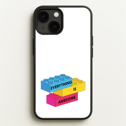 Everything Is Awesome Bricks  - Bricks Phone Case for iPhone 13 Mini