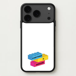 Everything Is Awesome Bricks Phone Case for iPhone 17 Pro