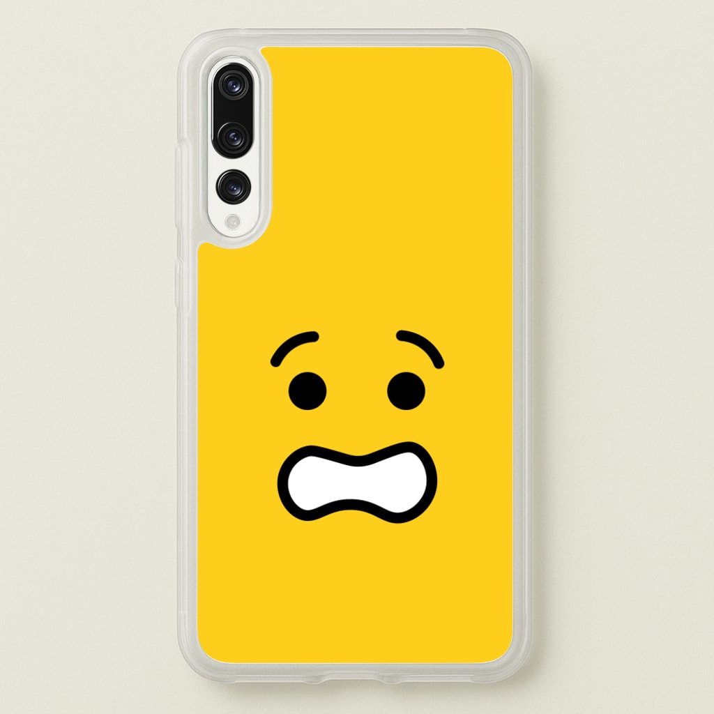 Brick Face Worried  - Bricks Phone Case for Huawei P20 Pro