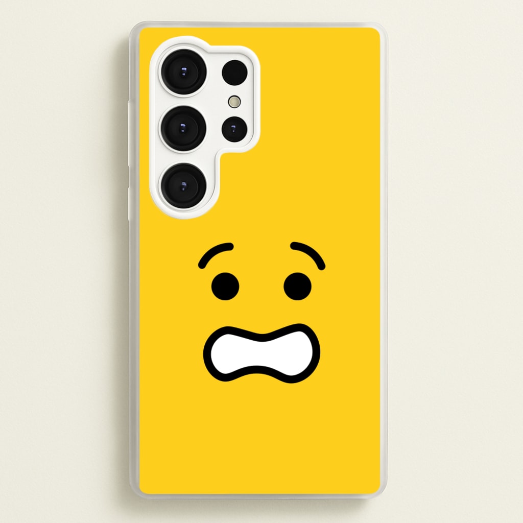 Brick Face Worried  - Bricks Phone Case for Galaxy S25 Ultra
