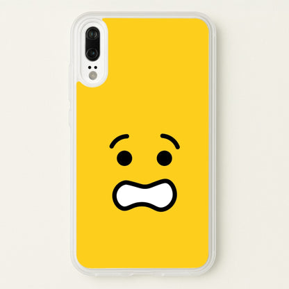 Brick Face Worried  - Bricks Phone Case for Huawei P20