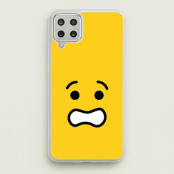 Brick Face Worried  - Bricks Phone Case for Galaxy A12