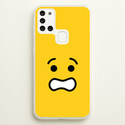 Brick Face Worried  - Bricks Phone Case for Galaxy A21s