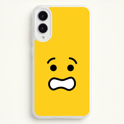 Brick Face Worried  - Bricks Phone Case for Galaxy S25 Edge