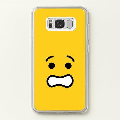 Brick Face Worried  - Bricks Phone Case for Galaxy S8