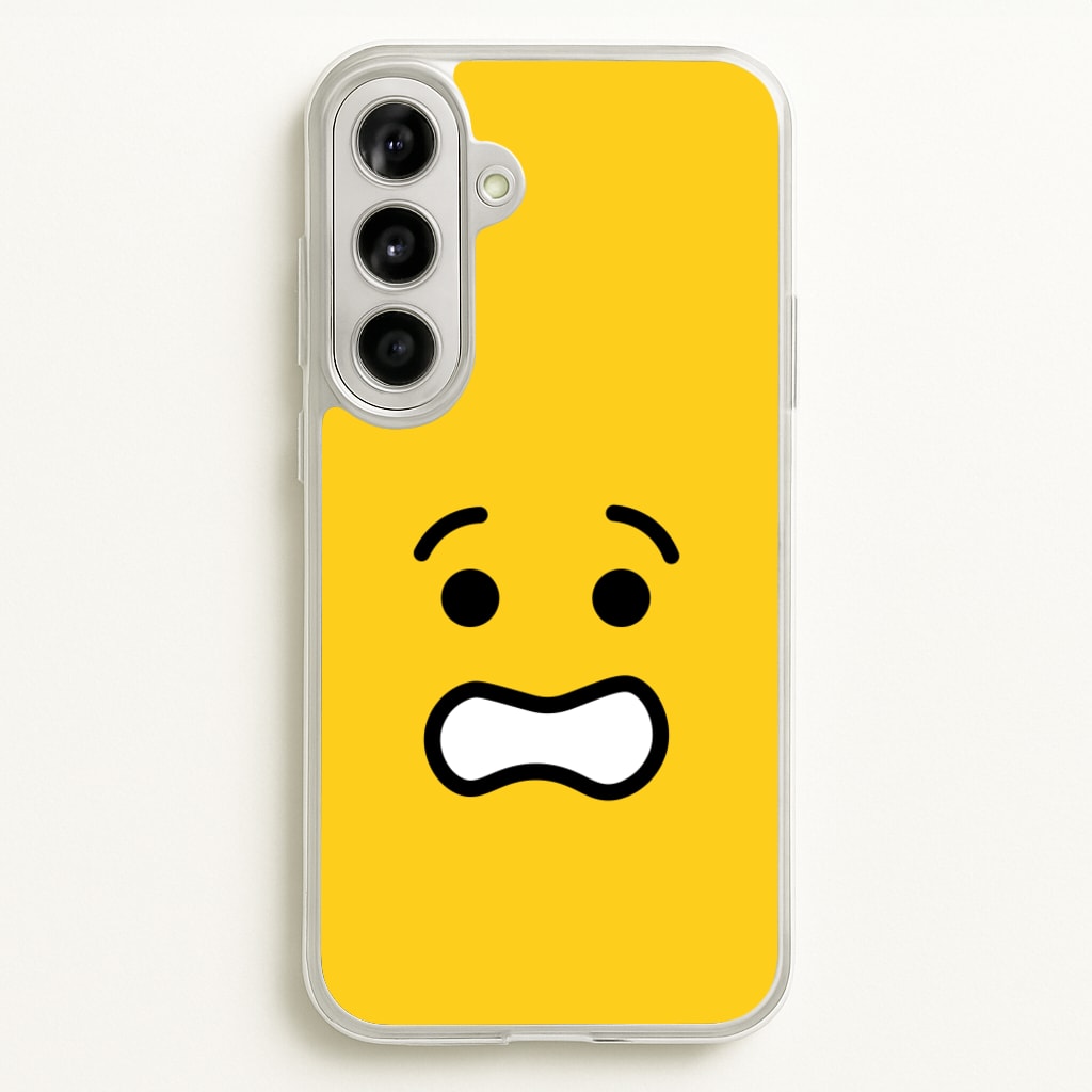 Brick Face Worried  - Bricks Phone Case for Galaxy A56
