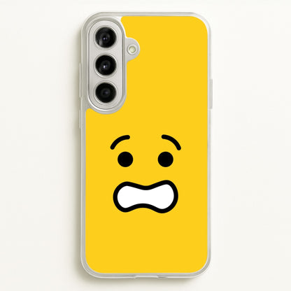 Brick Face Worried  - Bricks Phone Case for Galaxy A56