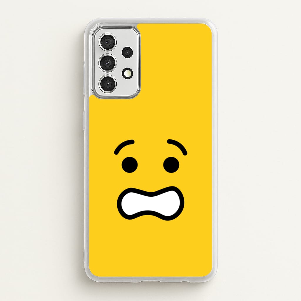 Brick Face Worried  - Bricks Phone Case for Galaxy A52 / A52s