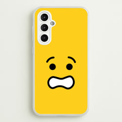 Brick Face Worried  - Bricks Phone Case for Galaxy A14