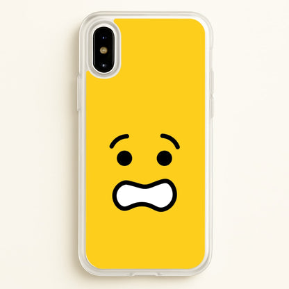 Brick Face Worried  - Bricks Phone Case for iPhone X / XS