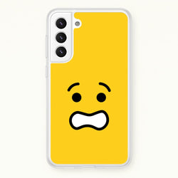 Brick Face Worried  - Bricks Phone Case for Galaxy S21