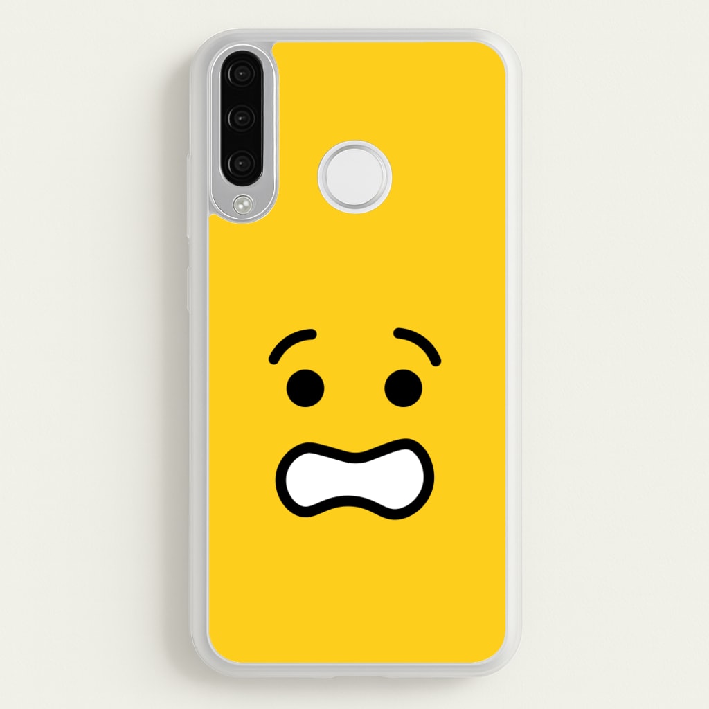 Brick Face Worried  - Bricks Phone Case for Huawei P30 Lite