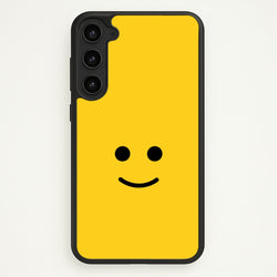 Brick Face Smile  - Bricks Phone Case for Galaxy S23