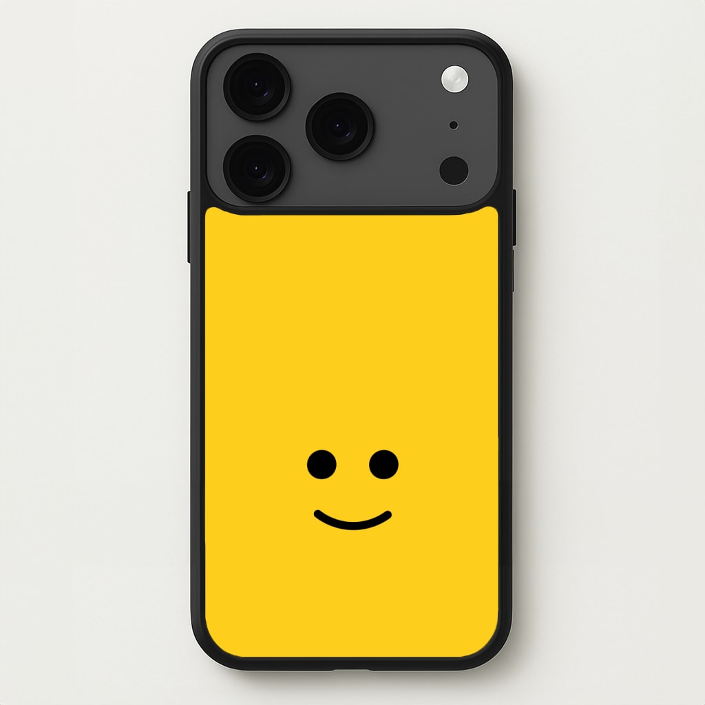 Brick Face Smile Phone Case for iPhone 17 Pro Max
