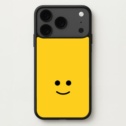 Brick Face Smile Phone Case for iPhone 17 Pro Max