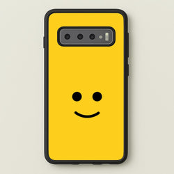 Brick Face Smile  - Bricks Phone Case for Galaxy S10