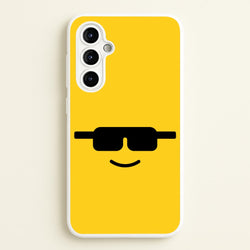 Brick Face Sunglasses  - Bricks Phone Case for Galaxy A54