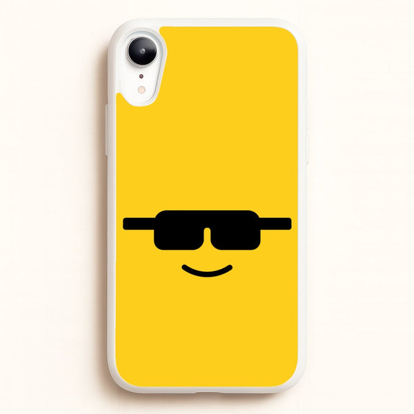Brick Face Sunglasses  - Bricks Phone Case for iPhone XR