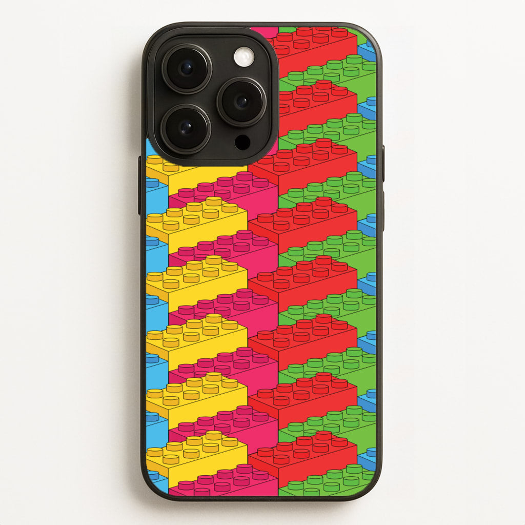 Bricks Isometric Pattern  - Bricks Phone Case for iPhone 16 Pro Max