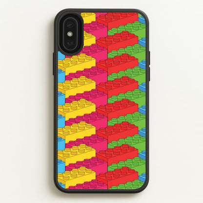 Bricks Isometric Pattern  - Bricks Phone Case for iPhone XS Max