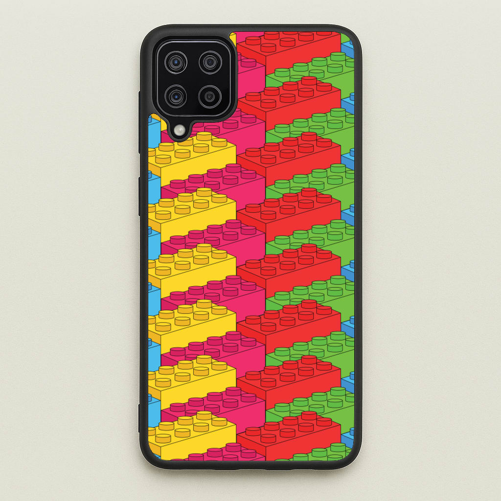 Bricks Isometric Pattern  - Bricks Phone Case for Galaxy A12