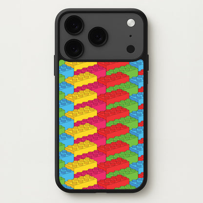 Bricks Isometric Pattern Phone Case for iPhone 17 Pro Max