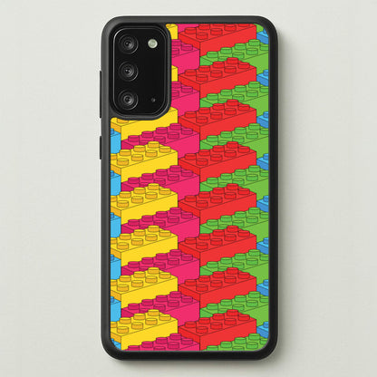 Bricks Isometric Pattern  - Bricks Phone Case for Galaxy Note 20