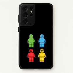 Bricks Figures Rainbow  - Bricks Phone Case for Galaxy S21 Ultra