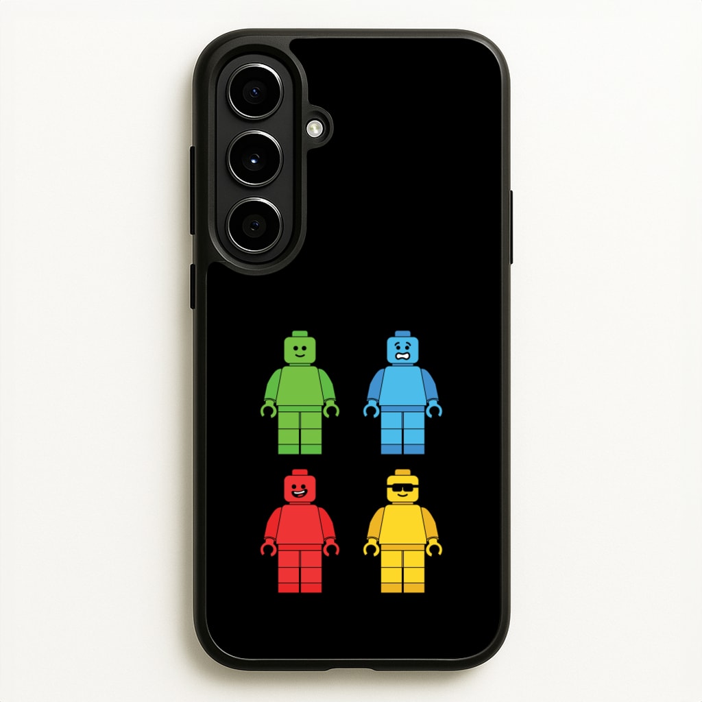 Bricks Figures Rainbow  - Bricks Phone Case for Galaxy A56