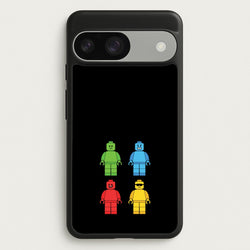 Bricks Figures Rainbow  - Bricks Phone Case for Google Pixel 9 / 9 Pro