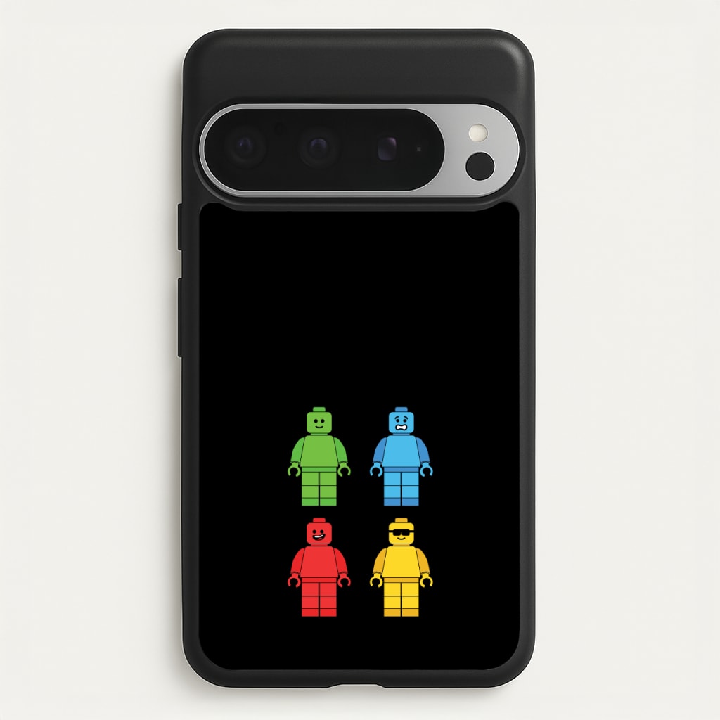 Bricks Figures Rainbow  - Bricks Phone Case for Google Pixel 9 Pro XL