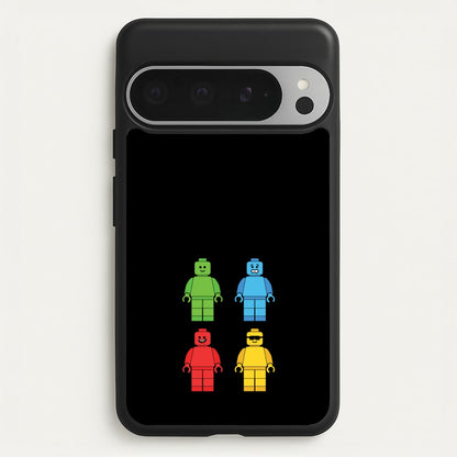 Bricks Figures Rainbow  - Bricks Phone Case for Google Pixel 9 Pro XL