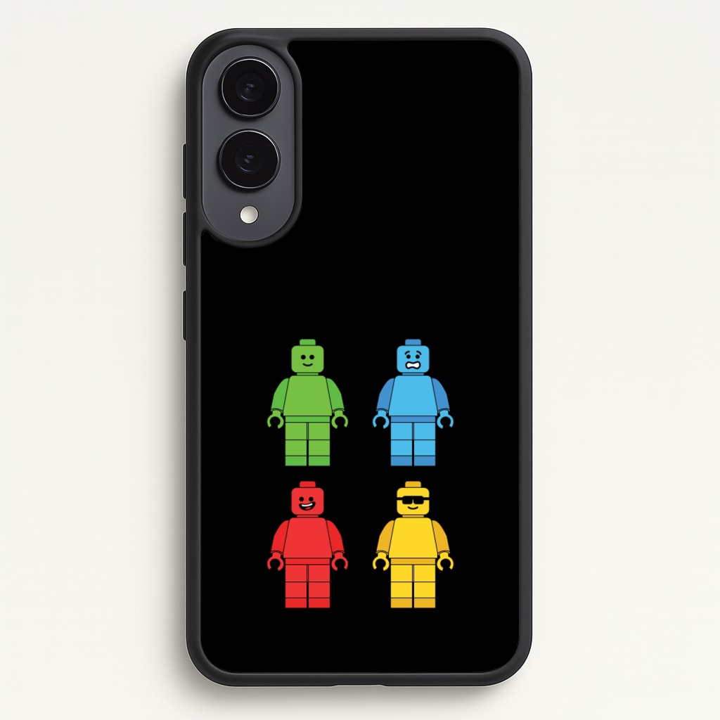 Bricks Figures Rainbow  - Bricks Phone Case for Galaxy S25 Edge