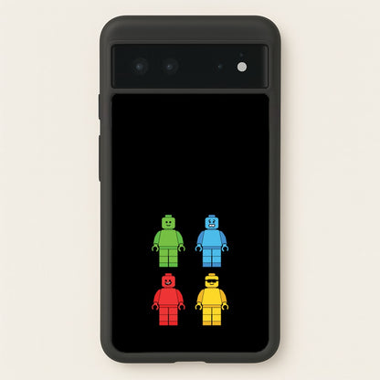 Bricks Figures Rainbow  - Bricks Phone Case for Google Pixel 6
