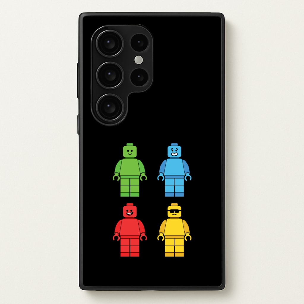 Bricks Figures Rainbow  - Bricks Phone Case for Galaxy S24 Ultra