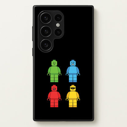 Bricks Figures Rainbow  - Bricks Phone Case for Galaxy S24 Ultra