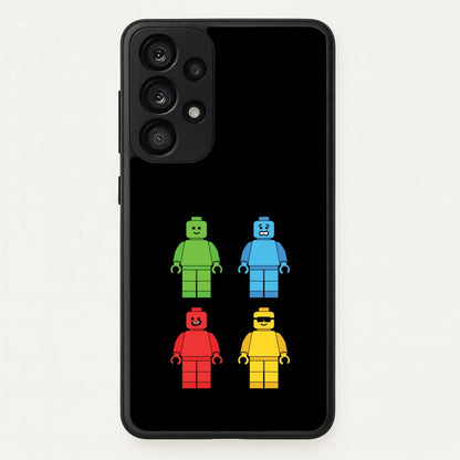 Bricks Figures Rainbow  - Bricks Phone Case for Galaxy A33